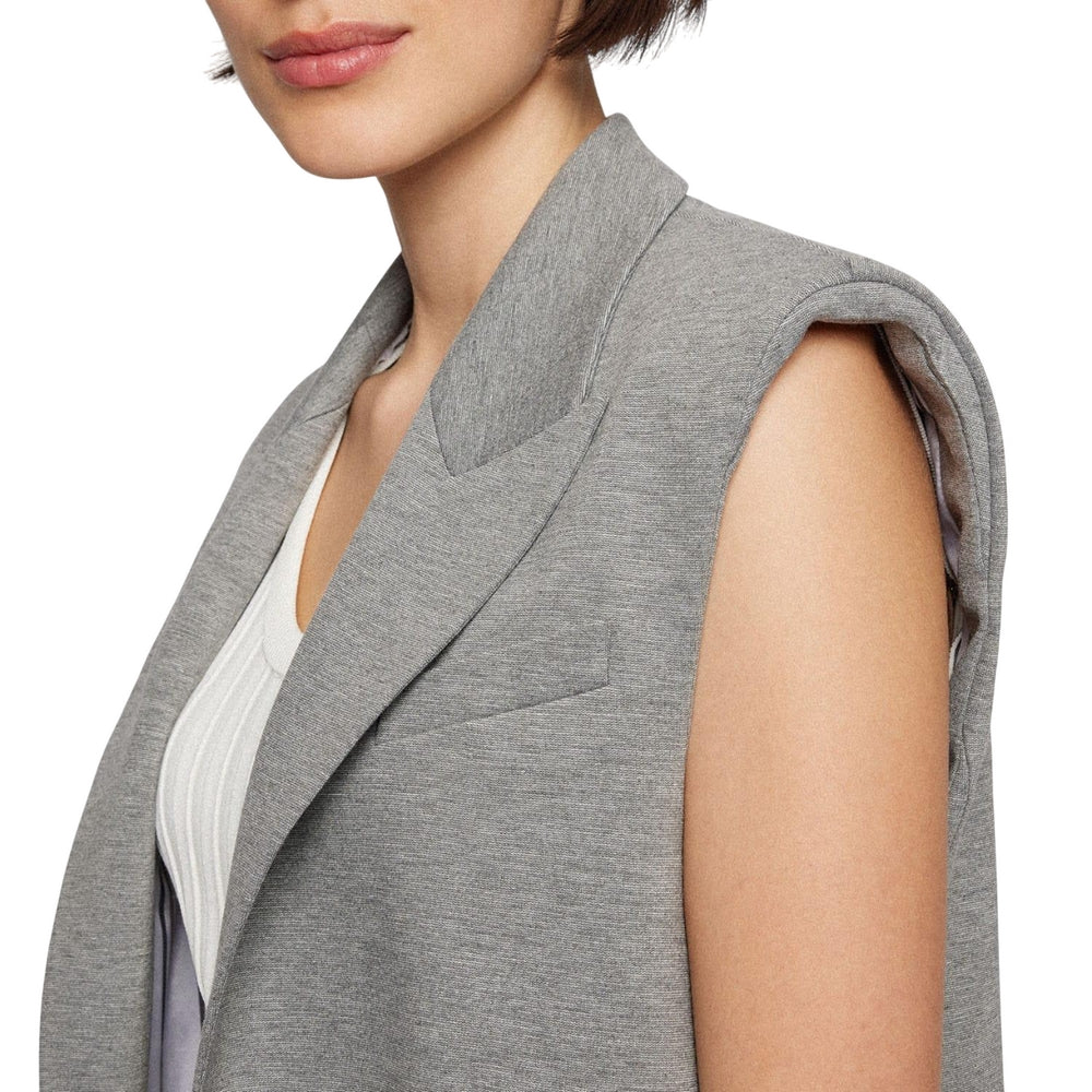 Grey - Back - Boss Womens-Ladies Jelonna Blazer