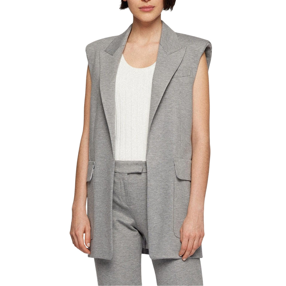 Grey - Side - Boss Womens-Ladies Jelonna Blazer