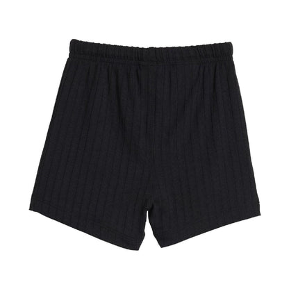 Black - Pack Shot - Adidas Baby Short Sleeved T Shirt And Shorts Set