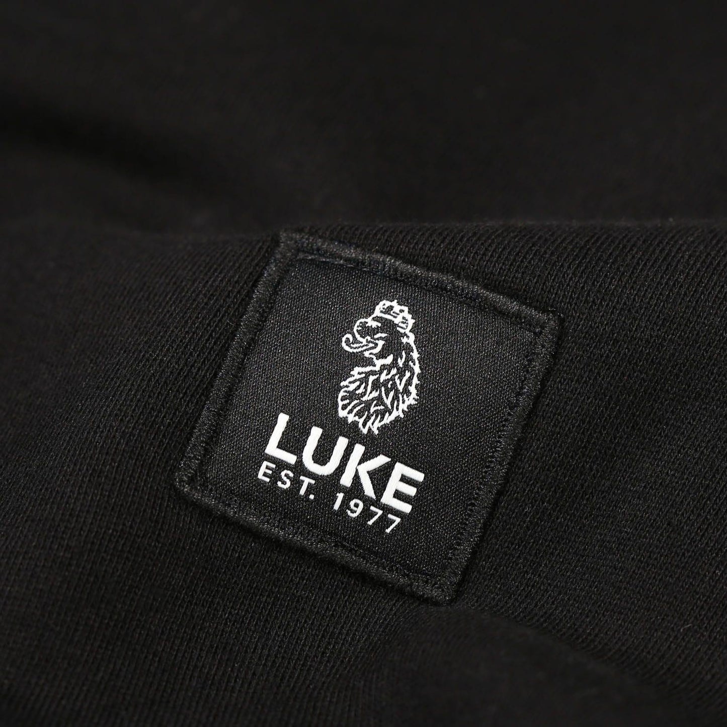 Black - Side - Luke 1977 Mens Sycamore Back Print Sweatshirt