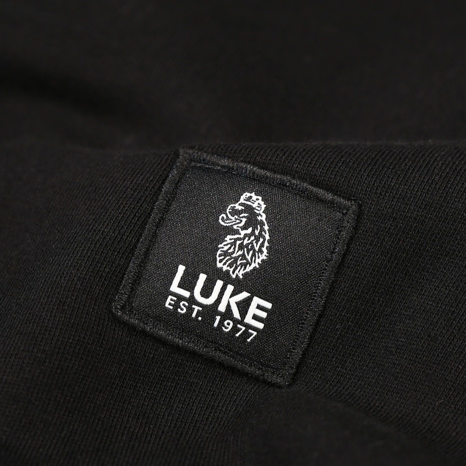 Black - Side - Luke 1977 Mens Sycamore Back Print Sweatshirt