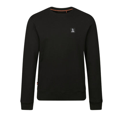 Black - Front - Luke 1977 Mens Sycamore Back Print Sweatshirt