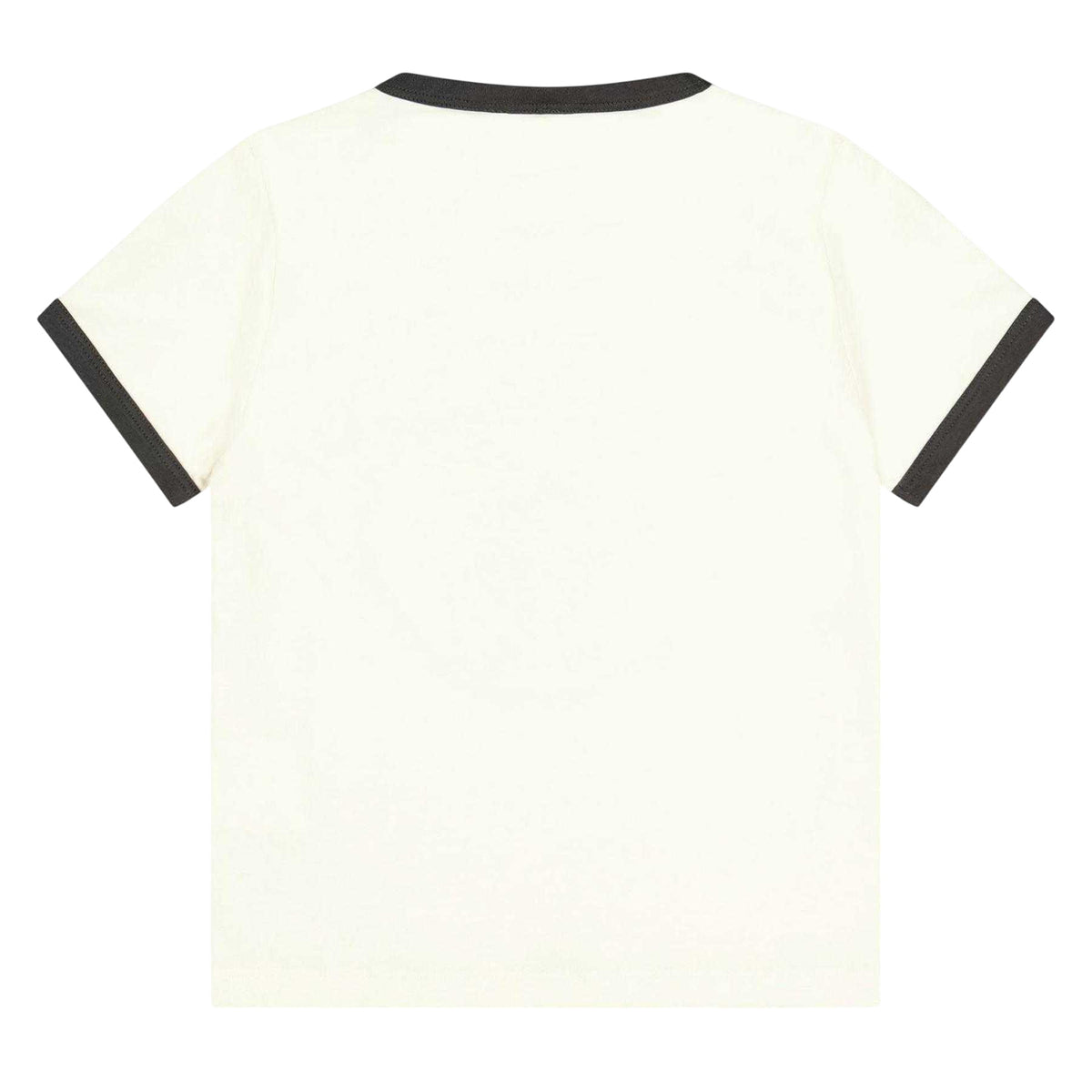 Cream-Black - Back - Versace Childrens Kids Iconic Medusa T-Shirt