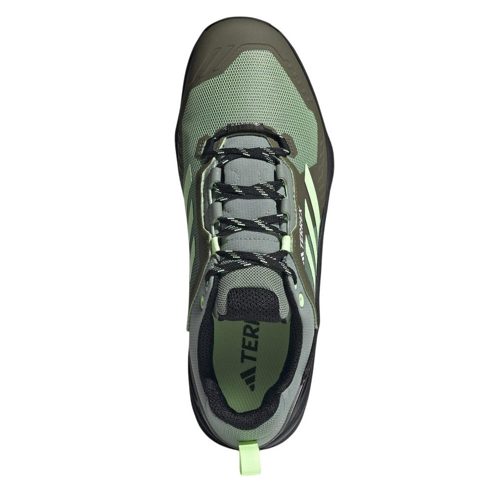 Silver Green-Olive Strata - Lifestyle - Adidas Mens Terrex Swift R3 GORE-TEX Hiking Shoes