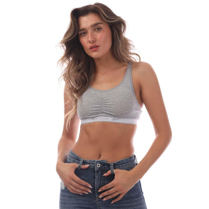 Grey - Front - Reebok Womens-Ladies Jackie Bra