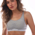 Grey - Side - Reebok Womens-Ladies Jackie Bra