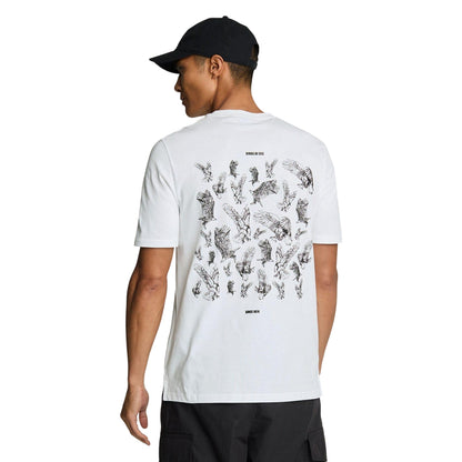 White - Back - Lyle & Scott Mens Birds Of Lyle Graphic T-Shirt