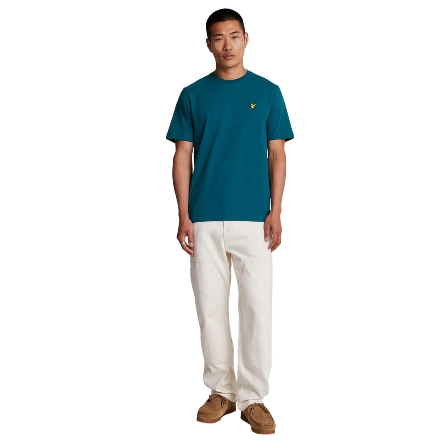 Navy - Pack Shot - Lyle & Scott Mens Football For All Graphic T-Shirt