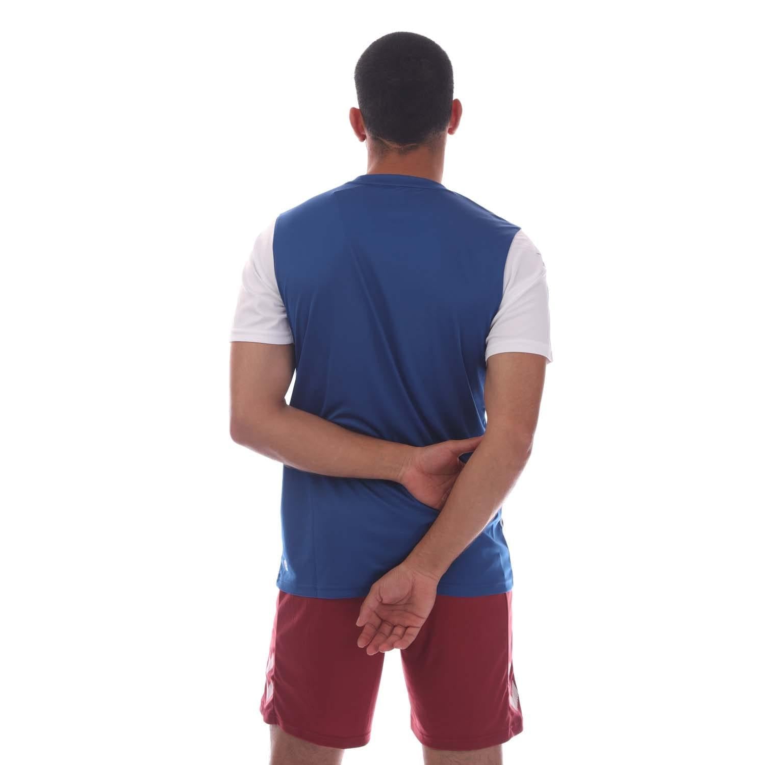 Blue-White - Back - Hummel Mens Mexico T-Shirt