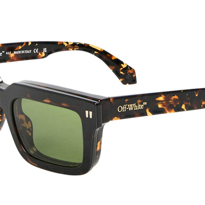 Havana-Green - Side - Off White Mens Clip On 2 Sunglasses