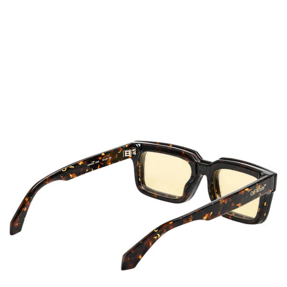 Havana-Yellow - Back - Off White Mens Clip On 2 Sunglasses