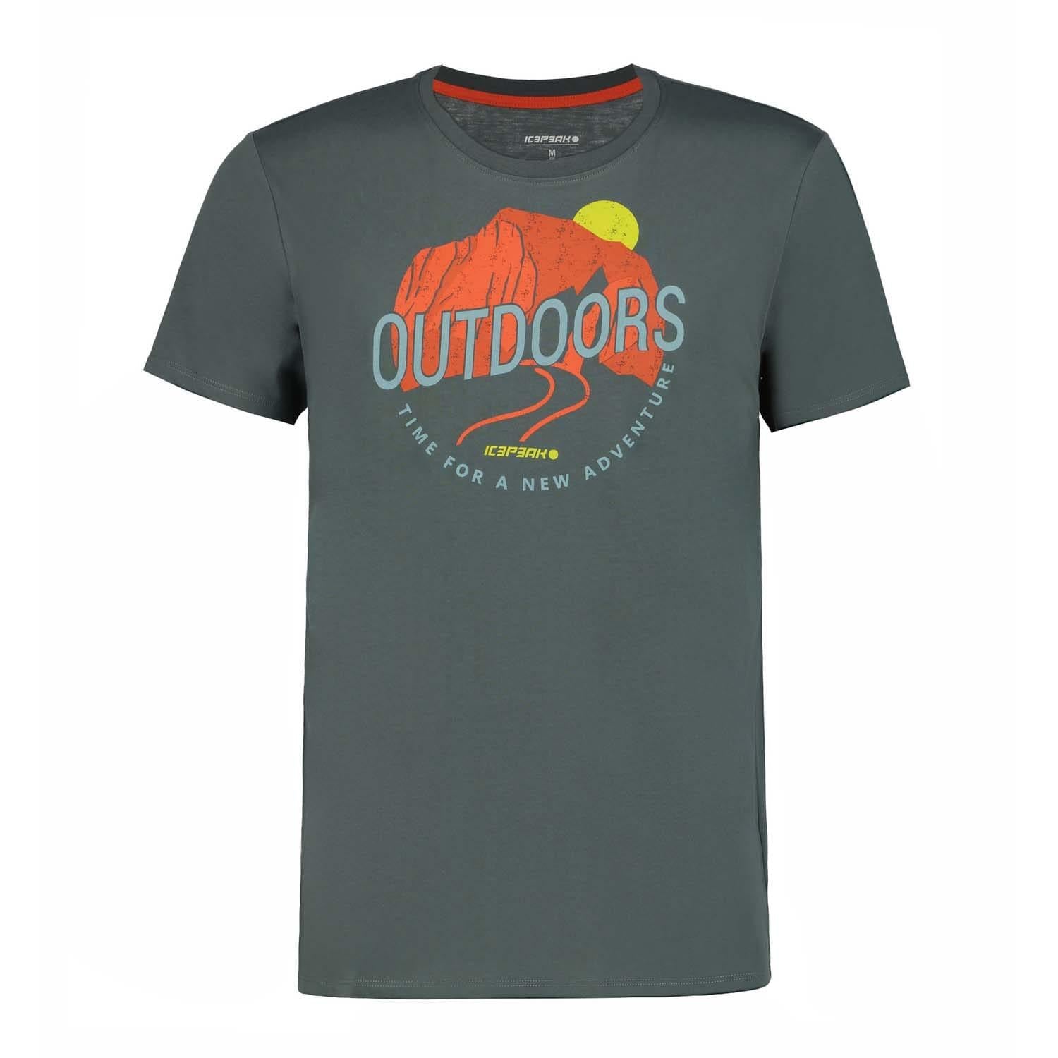 Green - Front - Icepeak Mens Beeville Performance T-Shirt