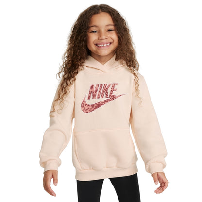 Cream - Lifestyle - Nike Childrens-Kids Home Swoosh Hoodie