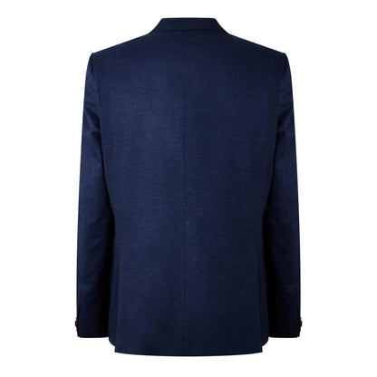 Navy - Back - Hugo Mens Suit Jacket
