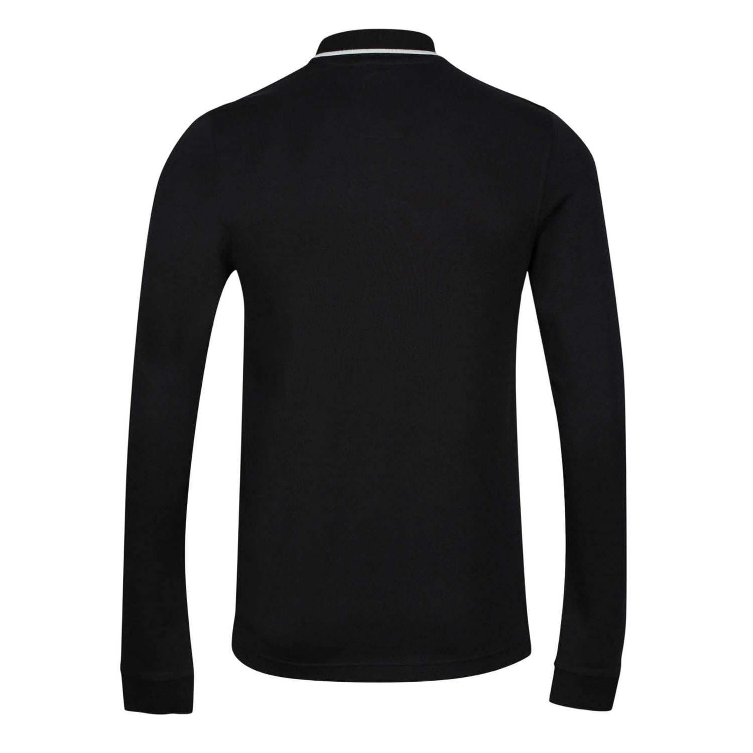 Black - Back - Luke 1977 Mens Meadtastic Long-Sleeved Sport Polo Shirt