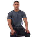 Dark Grey - Lifestyle - Emporio Armani Mens EA7 Logo Taped T-Shirt
