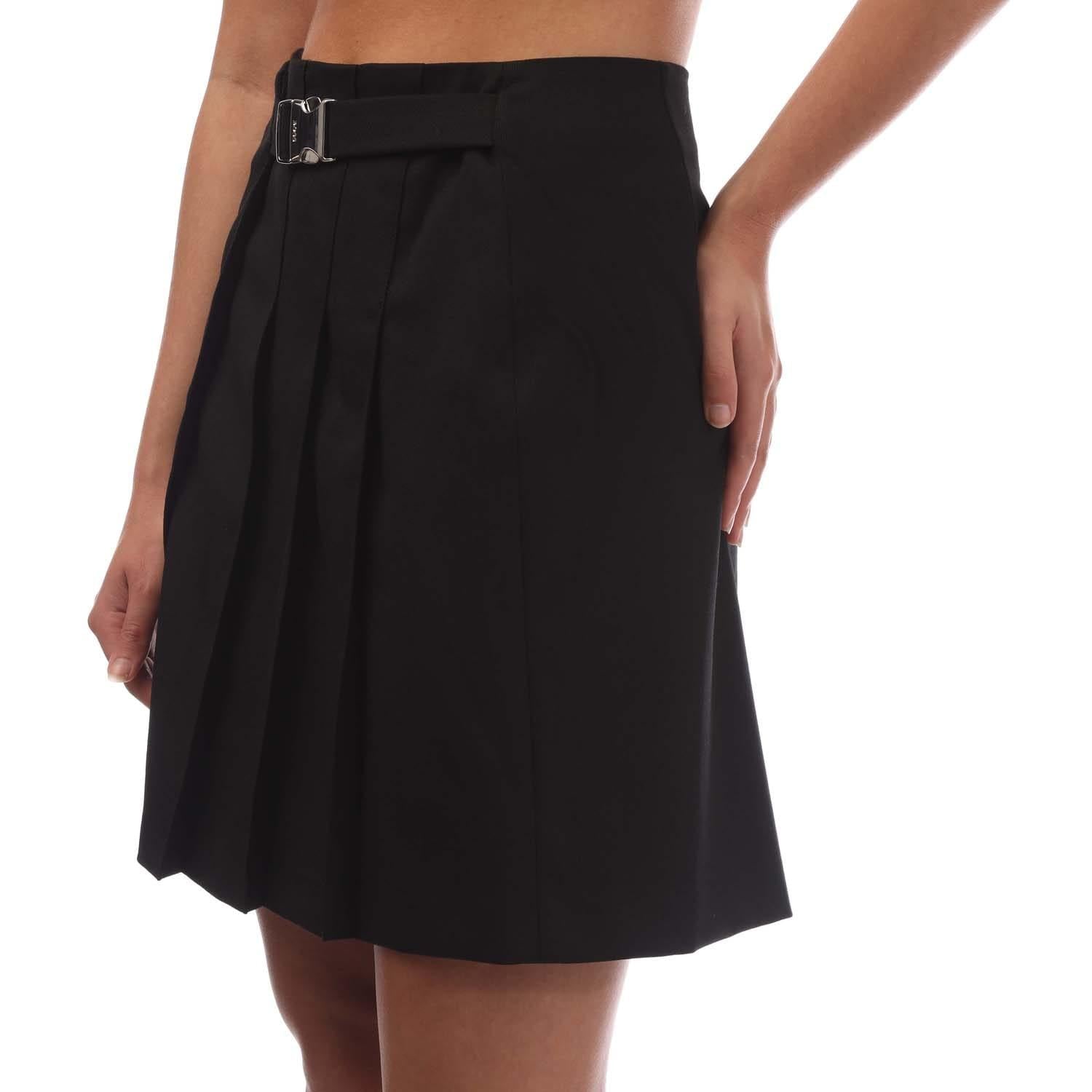 Black - Side - Hugo Boss Womens-Ladies Veviana Skirt