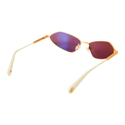 Gold - Back - Jacquemus Womens Linda Farrow Cat Eye Sunglasses