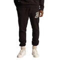 Black - Back - Lyle & Scott Mens Ripple Logo Jogging Bottoms