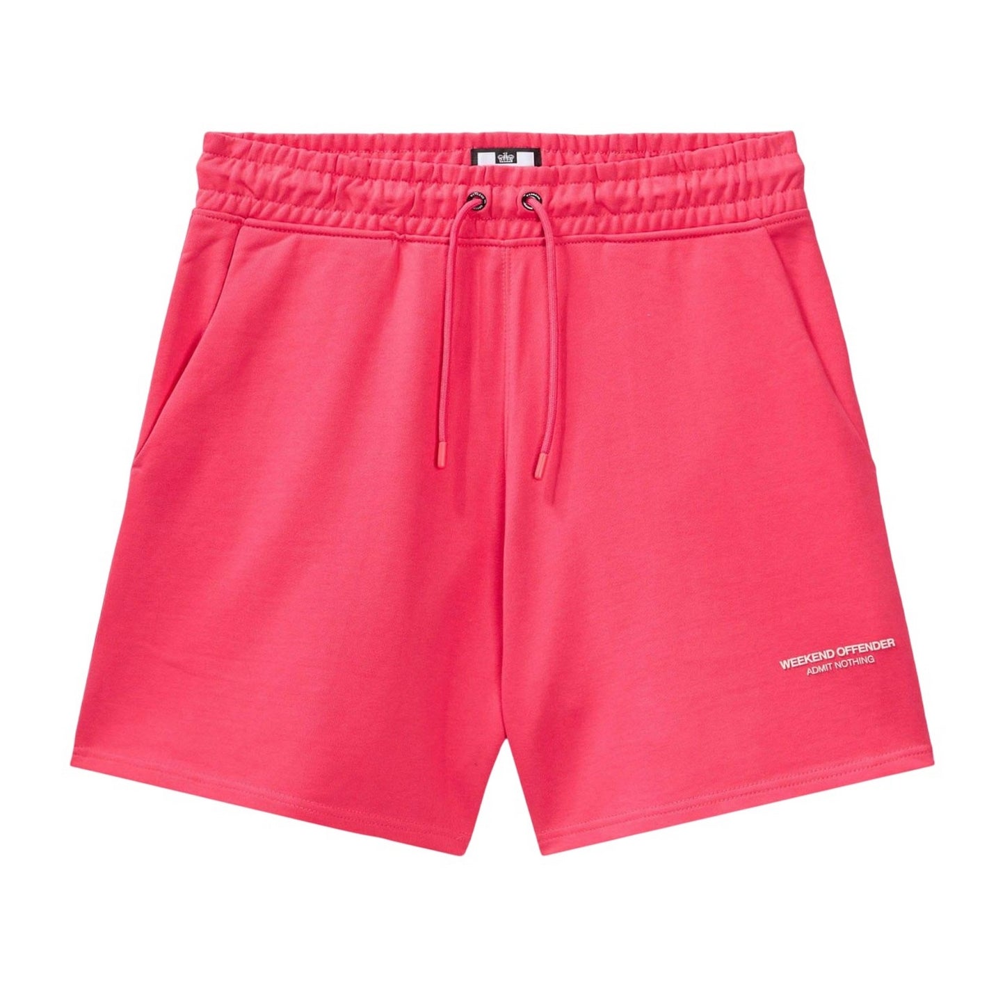 Pink - Front - Weekend Offender Mens Mytros Loose Fit Shorts