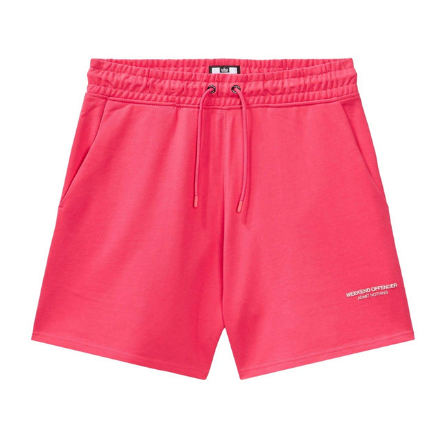 Pink - Front - Weekend Offender Mens Mytros Loose Fit Shorts