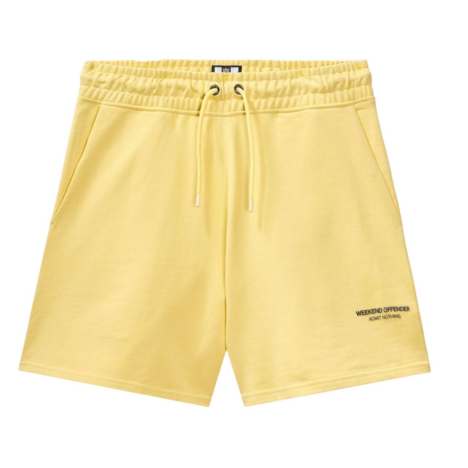 Yellow - Front - Weekend Offender Mens Mytros Loose Fit Shorts