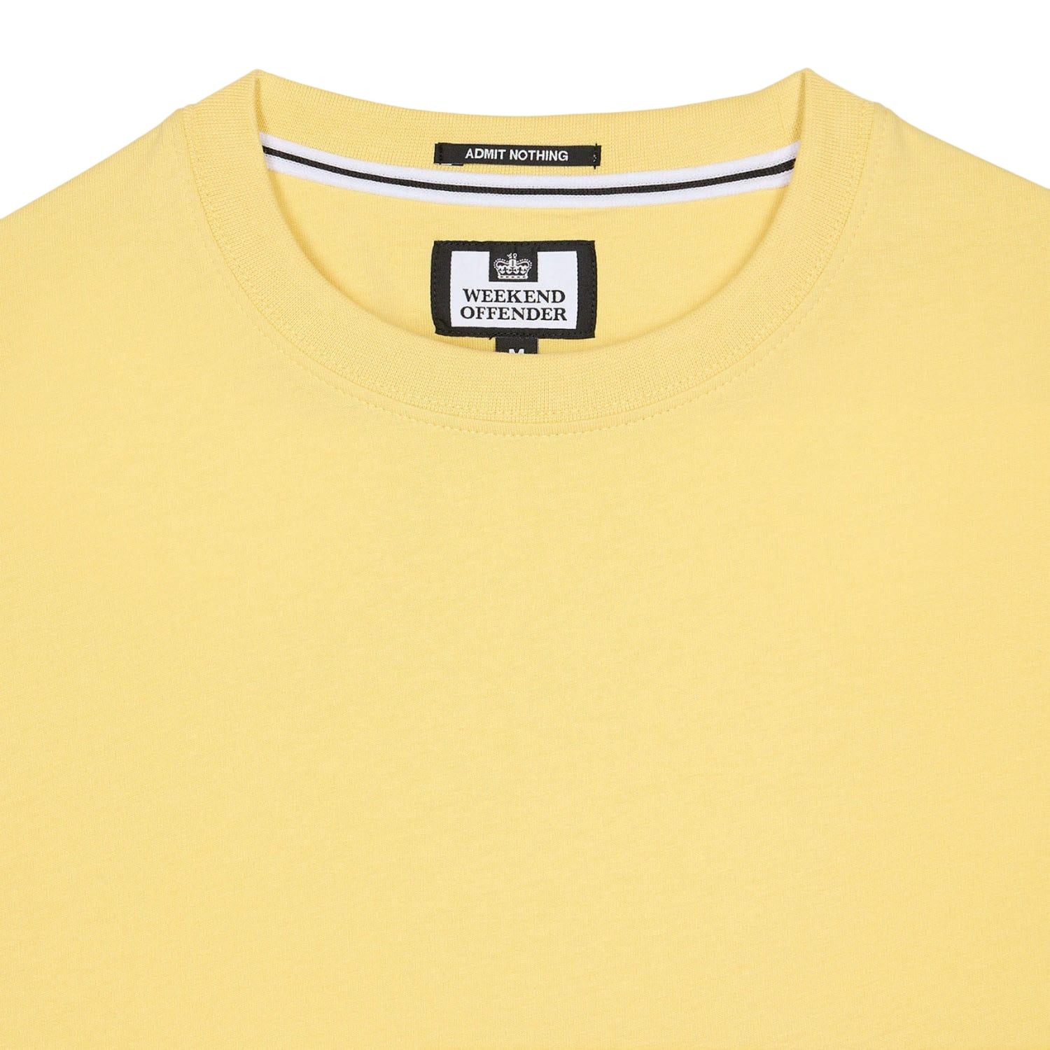 Yellow - Side - Weekend Offender Mens Ryan Large Prison Print T-Shirt