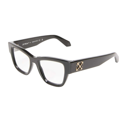 Black - Front - Off White Unisex Style 8D Rectangle Sunglasses
