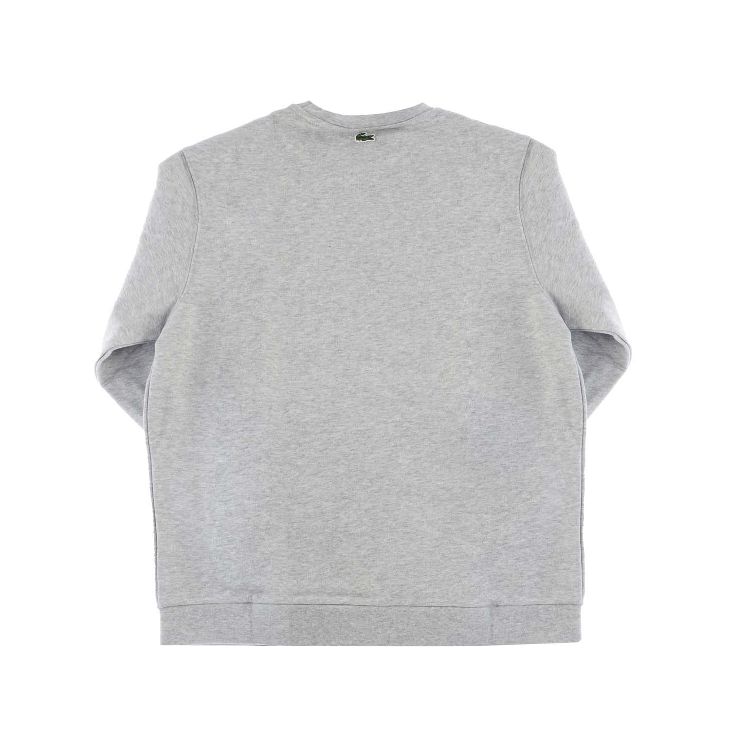 Grey - Back - Lacoste Childrens-Kids Regular Sweatshirt