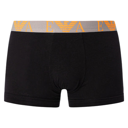Black - Side - Emporio Armani Mens Boxer Shorts (Pack of 3)