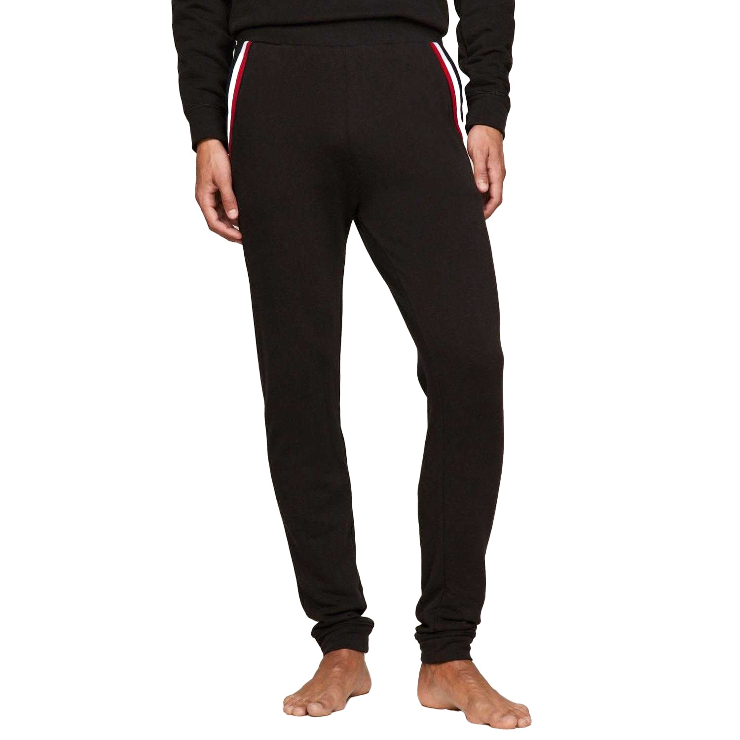 Black - Lifestyle - Tommy Hilfiger Womens-Ladies Lounge Jogging Bottoms