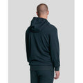 Dark Blue - Side - Lyle & Scott Mens Fly Fleece Hoodie