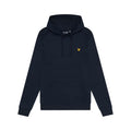 Dark Blue - Pack Shot - Lyle & Scott Mens Fly Fleece Hoodie