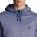 Grey - Back - Lyle & Scott Mens Fly Fleece Hoodie