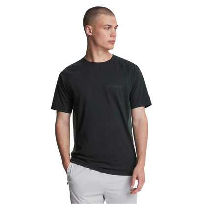 Black - Back - Lyle & Scott Mens Core Colour Block T-Shirt