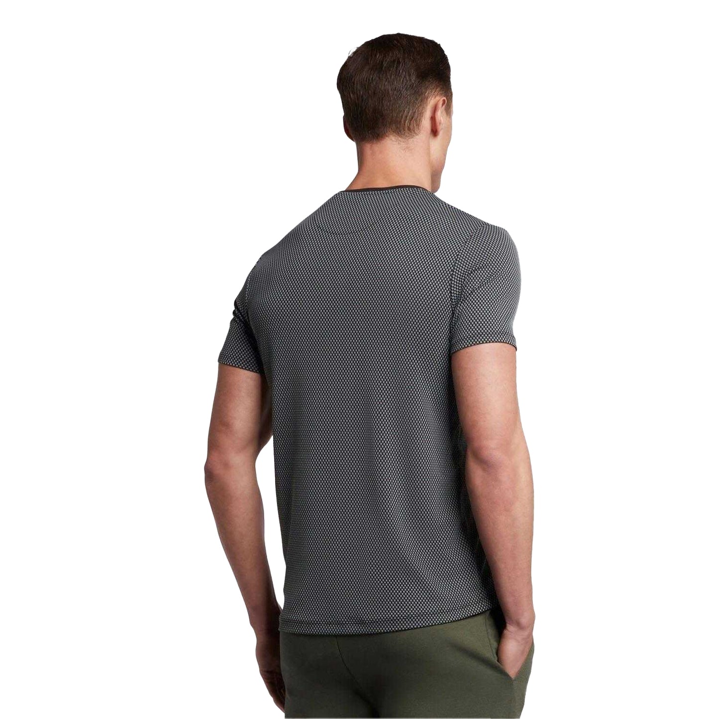 Black-Grey - Back - Lyle & Scott Mens Container T-Shirt