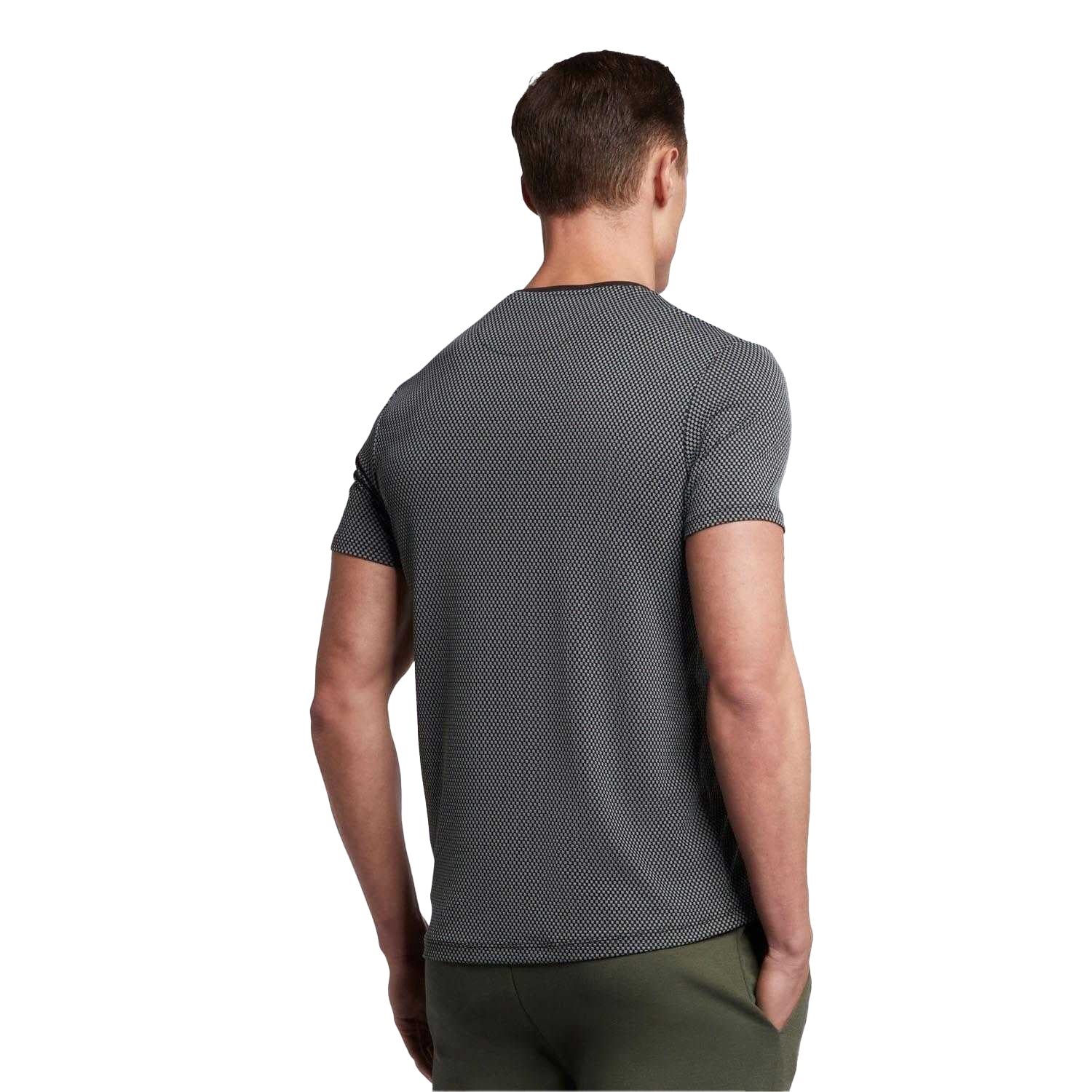 Black-Grey - Back - Lyle & Scott Mens Container T-Shirt