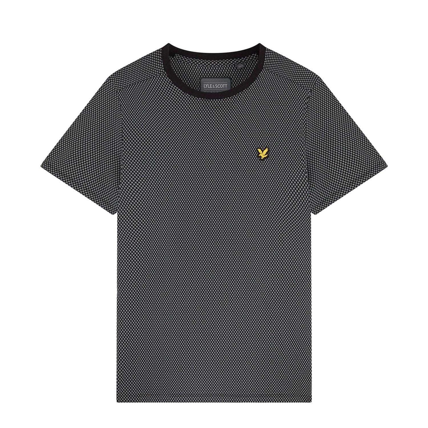 Black-Grey - Front - Lyle & Scott Mens Container T-Shirt