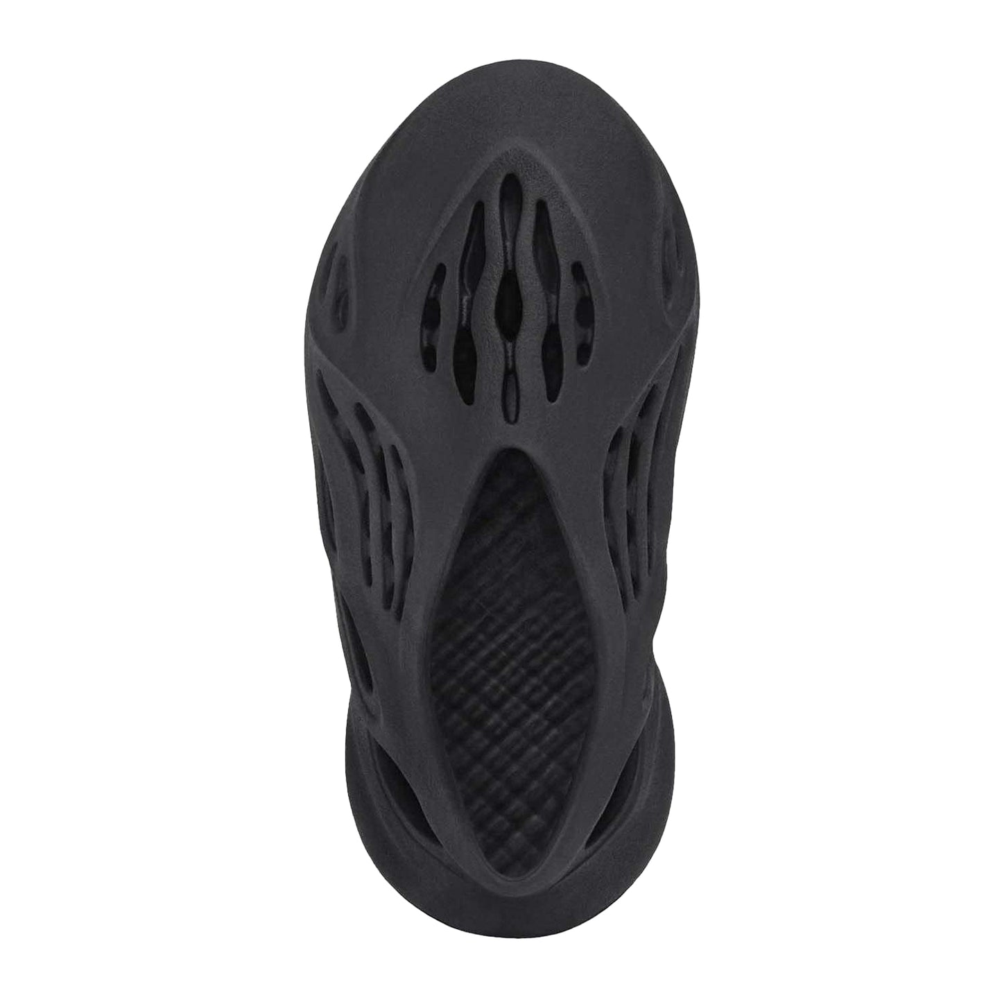 Black - Side - Yeezy Childrens-Kids Foam Runner Trainers