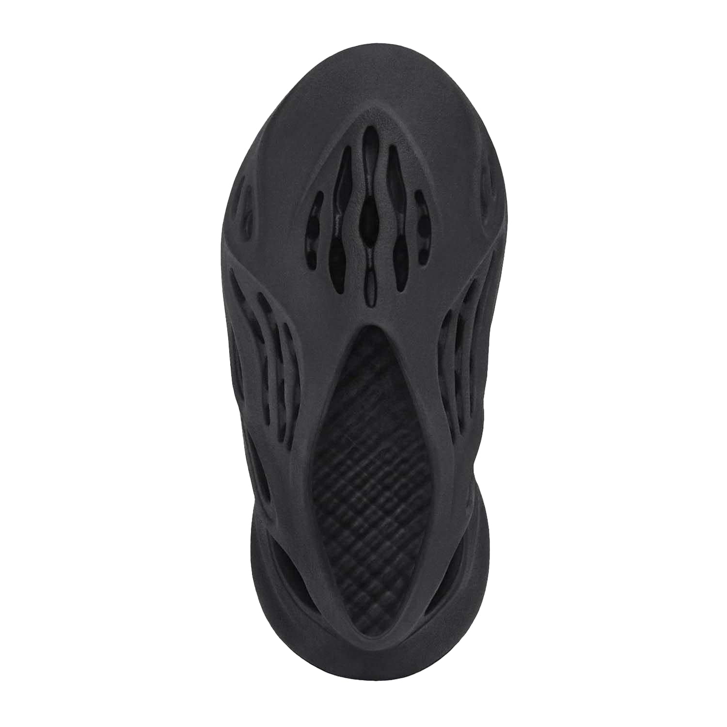 Black - Side - Yeezy Childrens-Kids Foam Runner Trainers