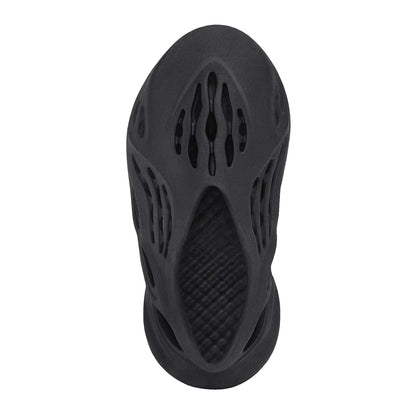 Black - Side - Yeezy Childrens-Kids Foam Runner Trainers
