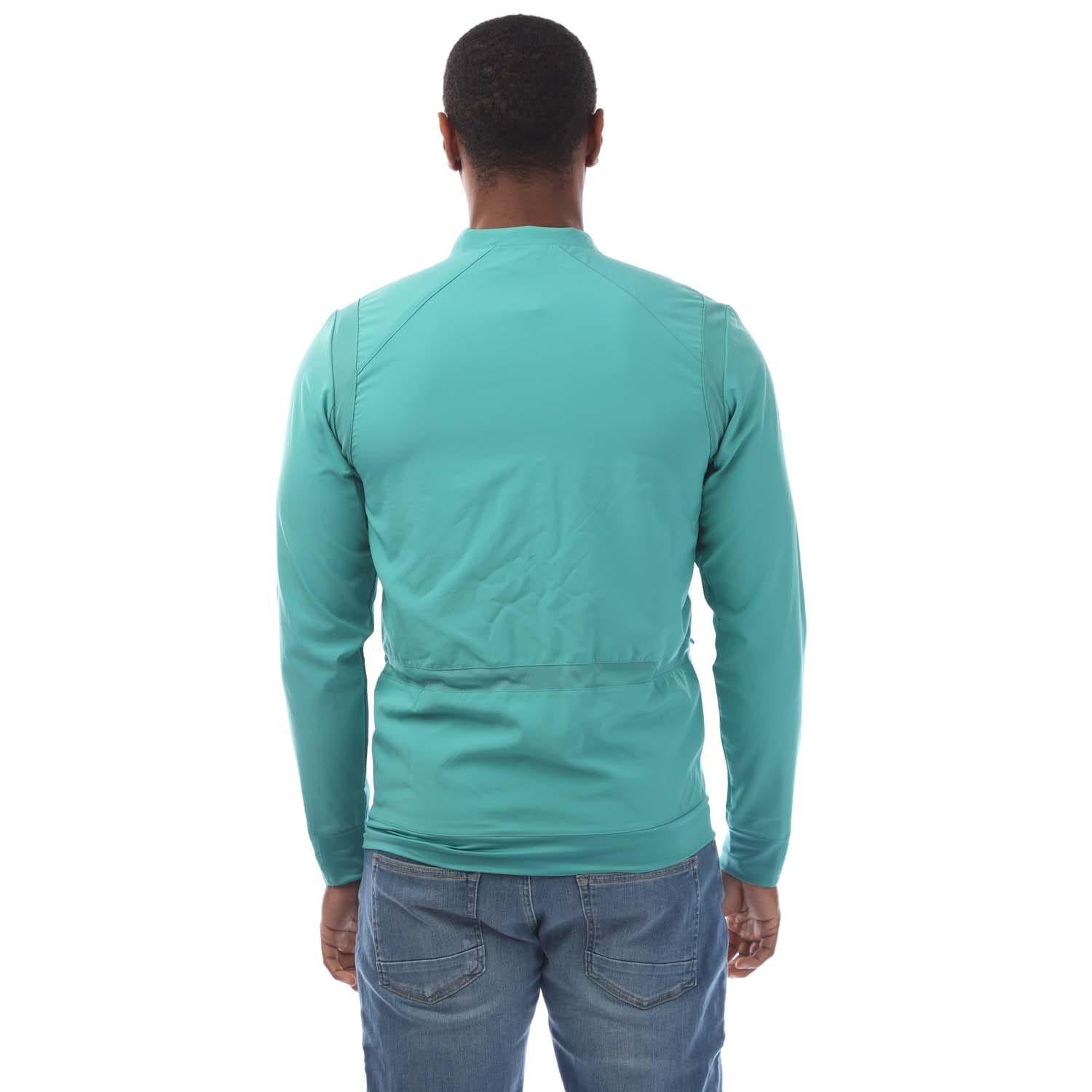 Teal - Back - Umbro Mens Premier Presentation Jacket