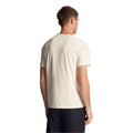 White-Grey - Back - Lyle & Scott Mens Tipped T-Shirt