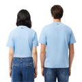 Maroon Red - Front - Lacoste Unisex Adult Printed Signature Cotton T-Shirt