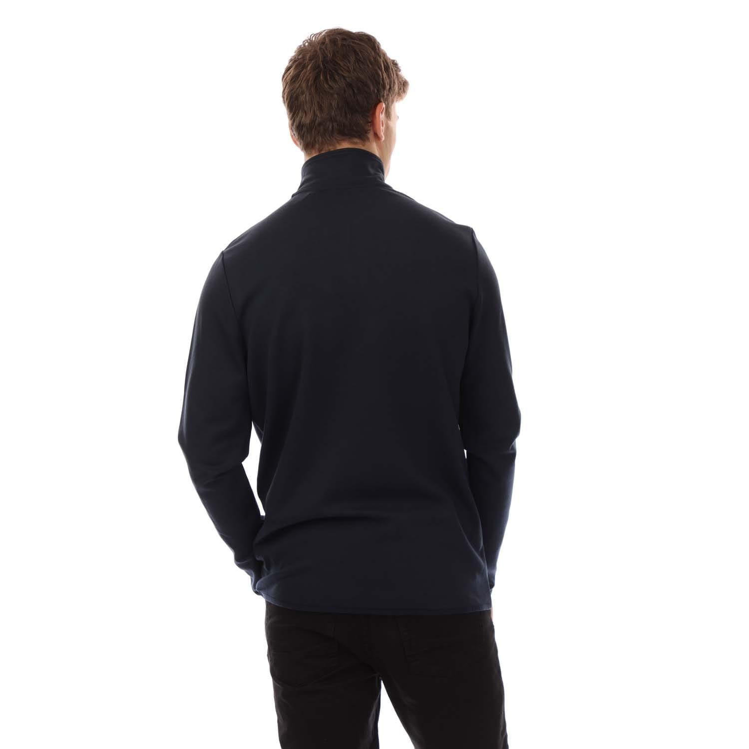 Navy - Back - Lyle & Scott Mens Academy Fly Fleece Tracksuit