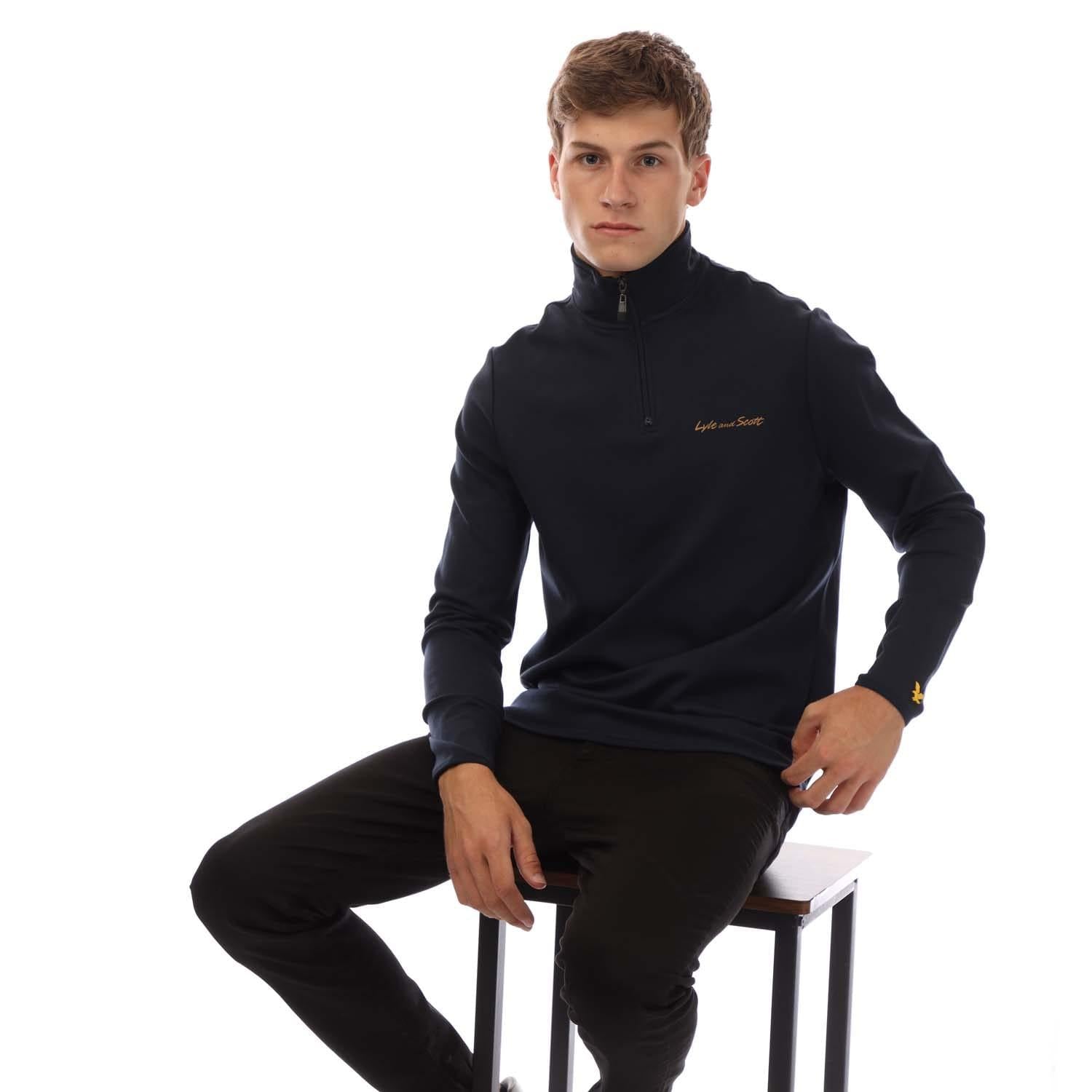 Navy - Lifestyle - Lyle & Scott Mens Academy Fly Fleece Tracksuit