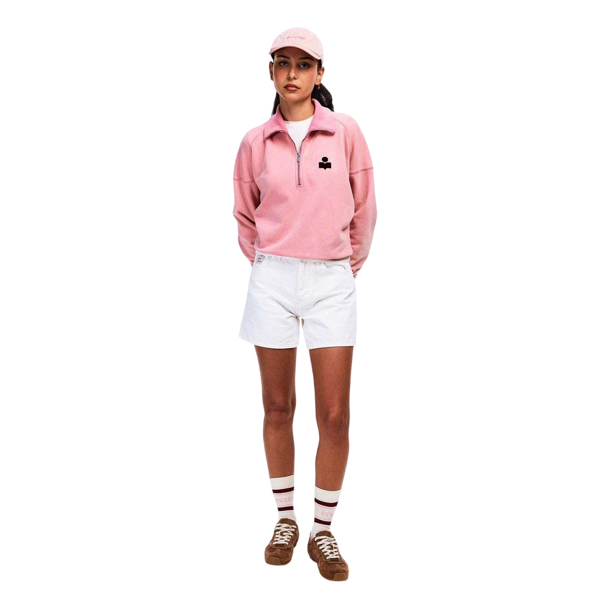 Light Pink - Pack Shot - Isabel Marant Womens Tomas Cp Baseball Cap