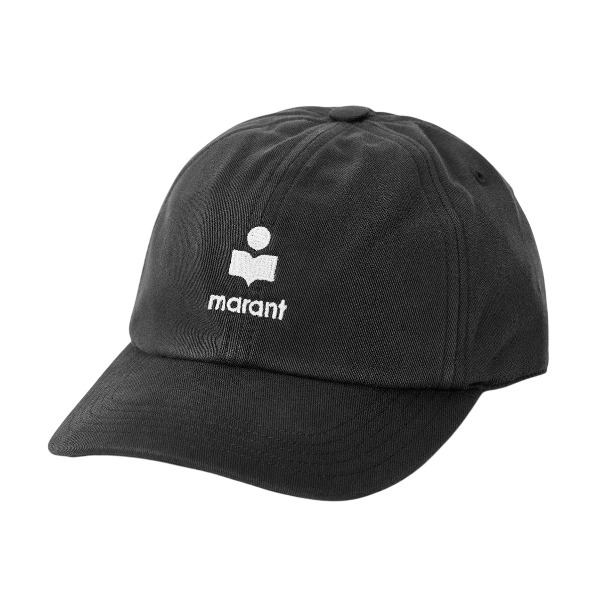 Faded Black - Front - Isabel Marant Womens Tomas Cp Baseball Cap