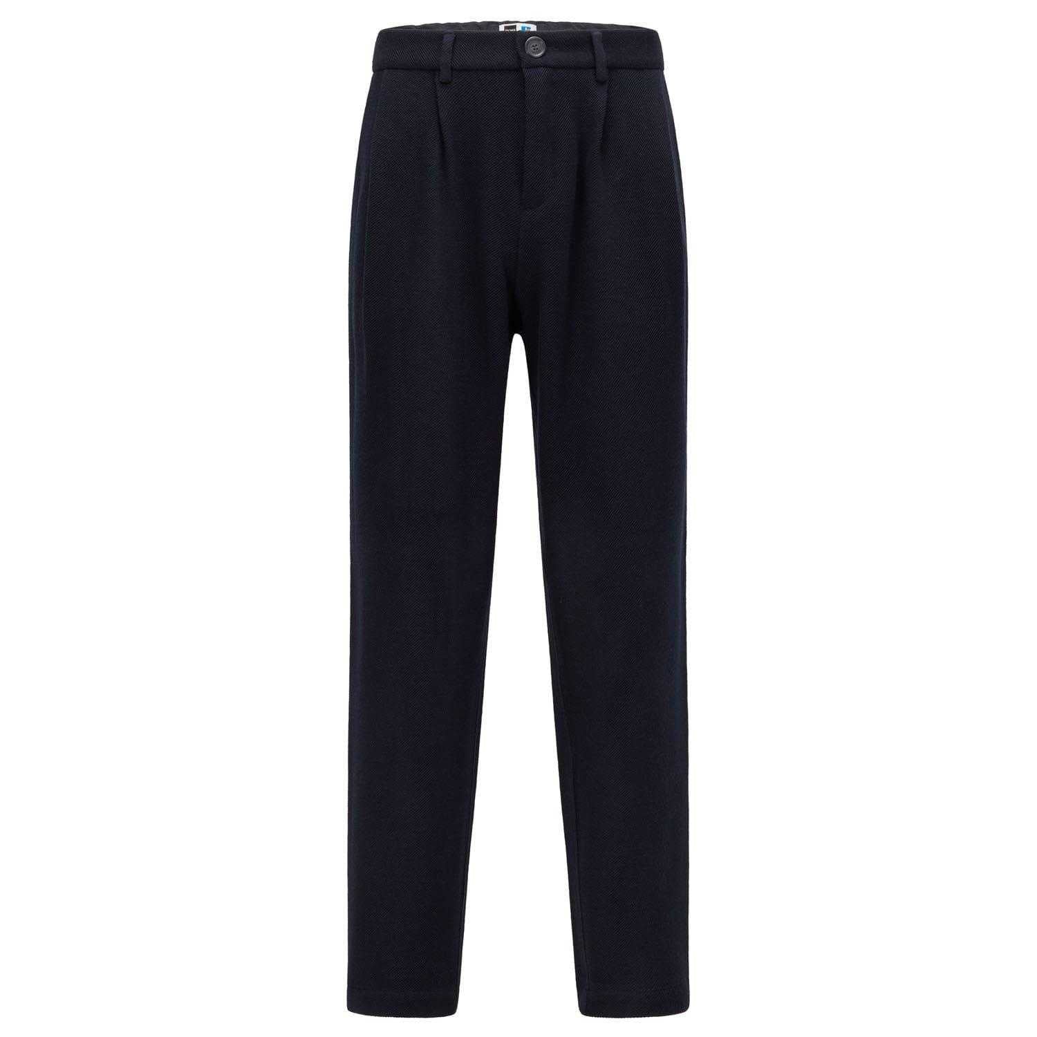 Navy - Front - Boss X Russel Mens Pajan Trousers