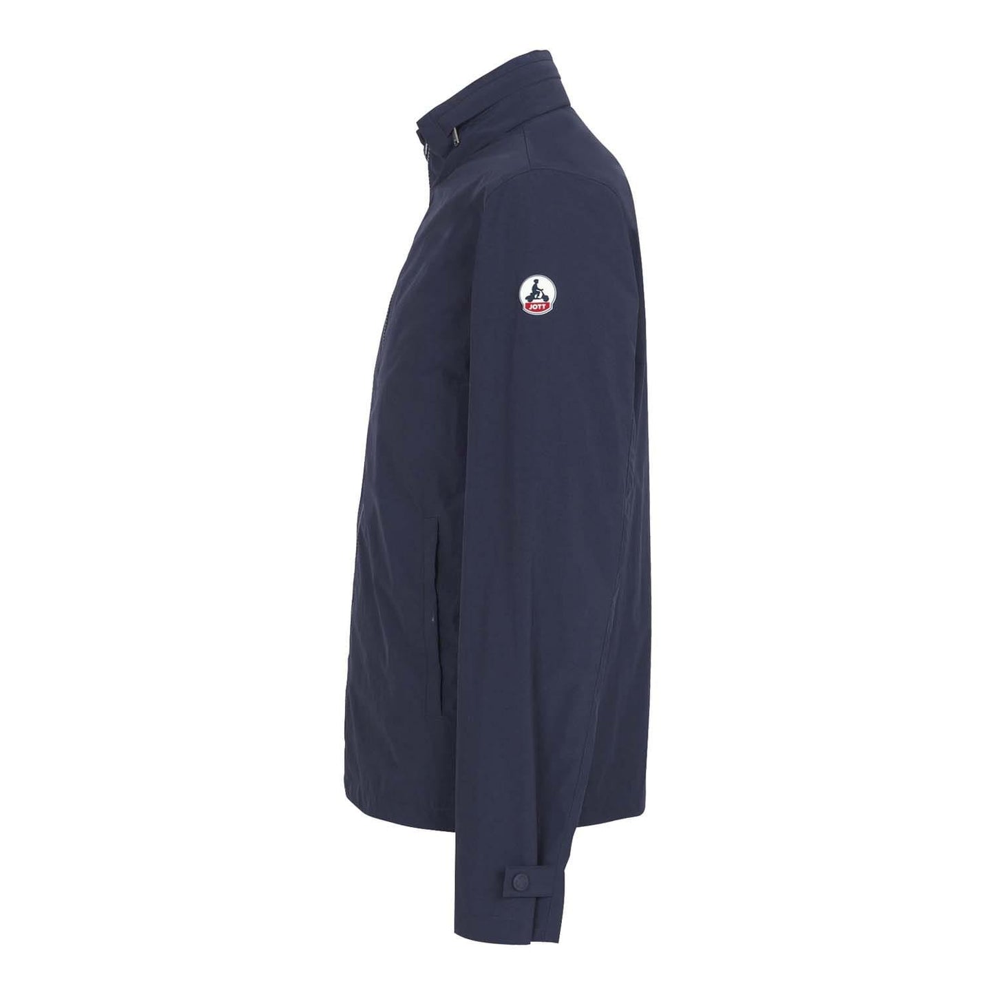 Navy - Back - Jott Unisex Adult Origami Lightweight Waterproof Jacket